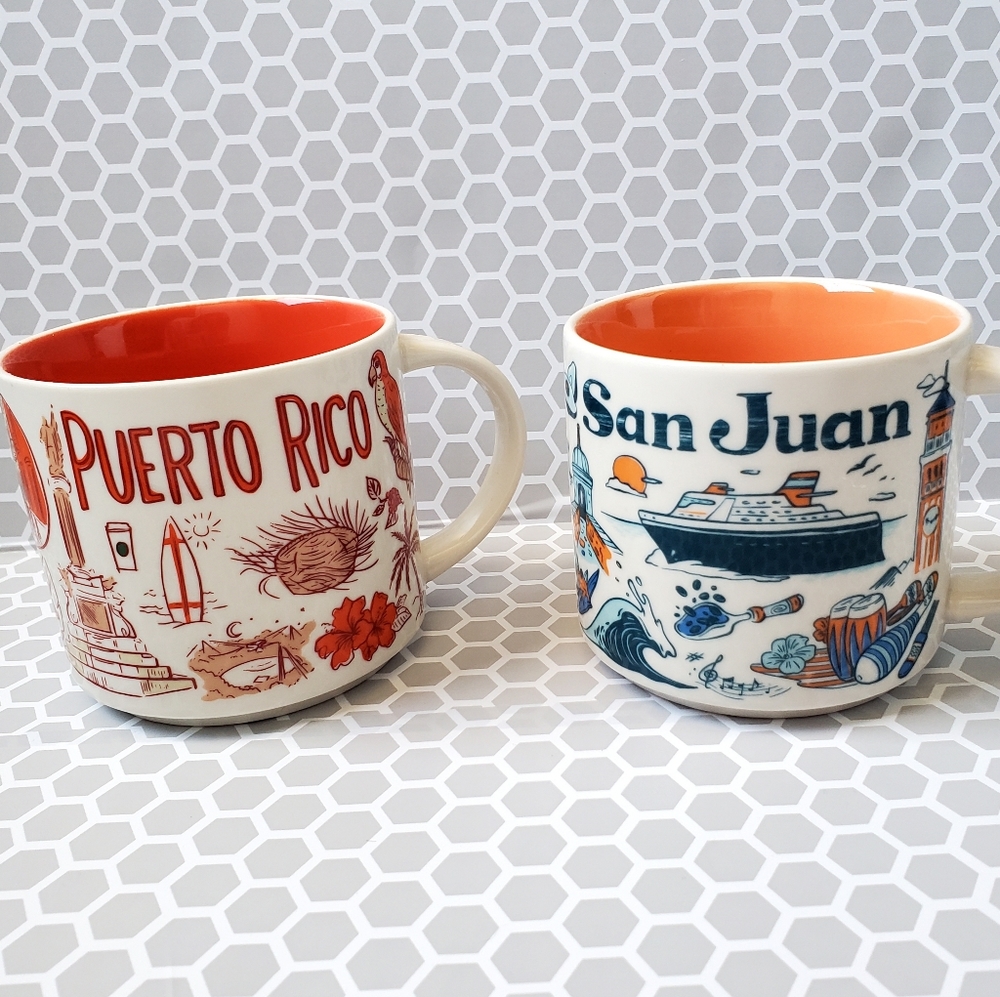 Starbucks Been There Series Puerto Rico & San Juan Cup Set